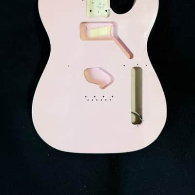 Brio Telecaster Body - Shell Pink Double Bound Bild 4