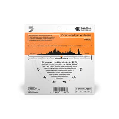 D'Addario EJ15 Phosphor Bronze 10-47 image 3
