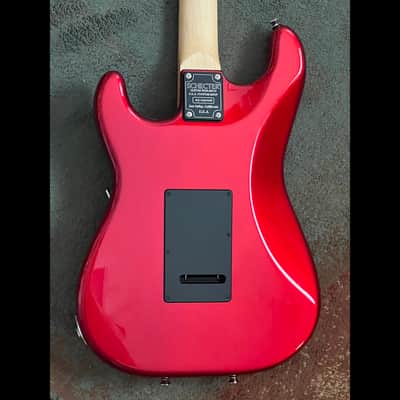 Schecter Custom Shop USA Traditional "S" - Candy Red image 6