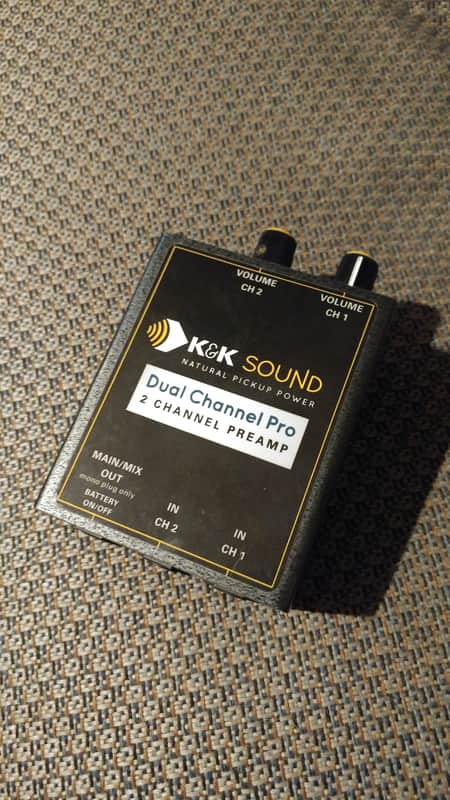 K&K Sound KK Dual Channel Pro Preamp image 1