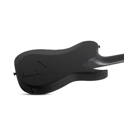 Schecter PT7MS Black Ops Lefty - Satin Black Open Pore image 6