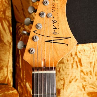 Novo Miris J Custom Mary Kaye White Electric Guitar image 3