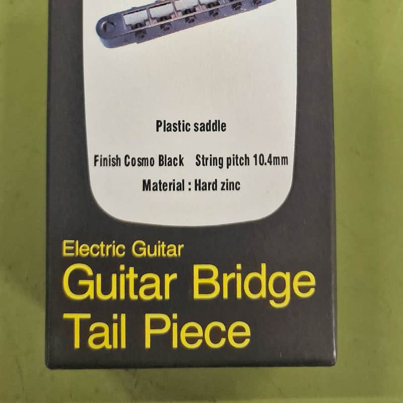 2018 Gotoh GEP104B Guitar Bridge Cosmo Black