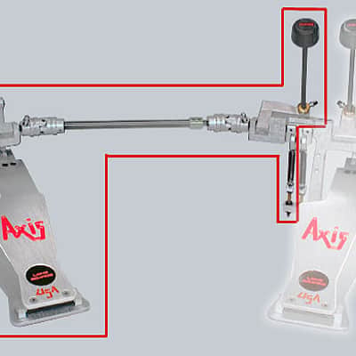Axis X Longboard Bass Drum Pedal Slave Upgrade w/ MicroTune image 2