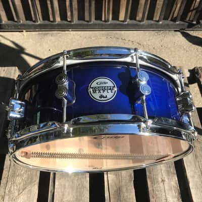 PDP Concept Maple Snare Drum - 5.5 x 14 Indigo blue burst lacquer image 4