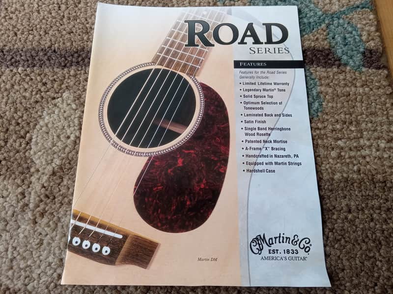 2006 Martin Road Series Guitar Catalog! Original Case Candy, Paperwork! image 1