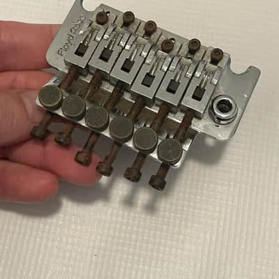 1986-87 Era Original Floyd Rose Made in Germany Chrome Tremolo Bridge Vibrato Kramer Model Guitar image 6
