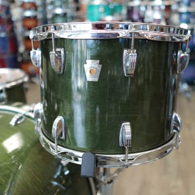 Pre-Owned Ludwig Classic Maple 3-PC Shell Pack 14/16/24 (Green Lacquer) imagen 3