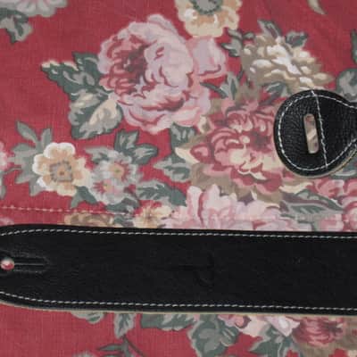 new (NO tags) Perri’s Leathers Ltd BM2-BLK 2" Soft Italian Premium Leather Black / Suede Tan (natural) Guitar Strap - main side is Black Leather / backing is Tan (natural) Suede [strap can be reversed] - adjustable length of 37" to about 50" image 13