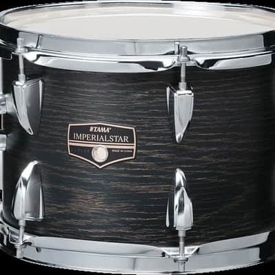 Tama IE52CBOW Imperial Star 5pc Complete Drum Kit with Throne, Cymbals and Kick Pedal – Black Oak image 2