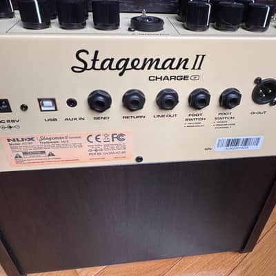 NuX Stageman II AC-80 80-Watt 1x6.5" Acoustic Guitar Combo 2021 - Present - Brown image 3