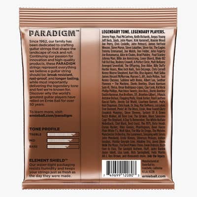 Paradigm Extra-Light Phosphor Bronze Acoustic Guitar Strings 10-50 Gauge Set Plasma Enhanced Wrap Wire Nanotech Coat-Treated image 2