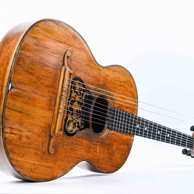 Giacinti Celeste & Figlio Harp Guitar 1880s image 12