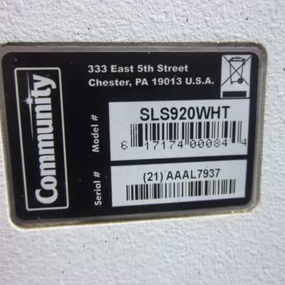 Community Solutions SLS 920 3 Way Professional Grade Loudspeakers White Set of 3 image 8