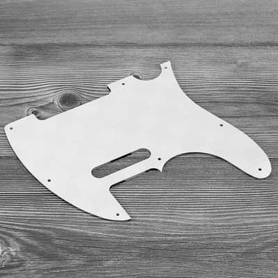 8 Hole Guitar Pickguard,Black/White Grid Guitar Pickguard Scratch Plate for Tele/Telecaster Guitar Grid Scratch Plate Pickguards for Telecaster Electric Guitar,Telecaster Style Pickguard image 4