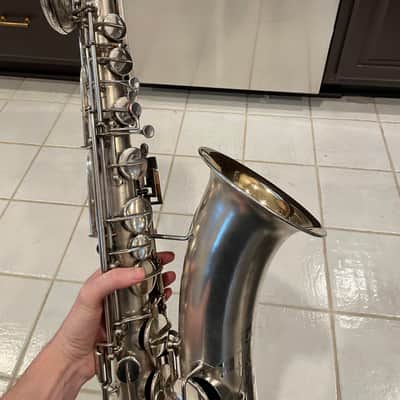 Beautiful 1913 Early Buescher True Tone Baritone Saxophone High Pitch (Serviced and Ready to Play) image 3