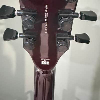ESP LTD EC-1000 2022 - Present - See Thru Purple Sunburst image 5
