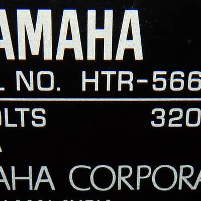 Yamaha HTR-5660 stereo receiver with remote image 5