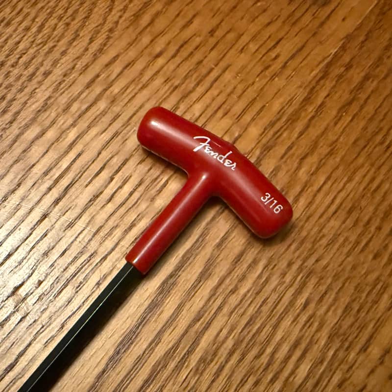 Genuine Fender T-Handle 3/16" Truss Rod Wrench - Red image 1