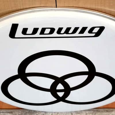 Led Zeppelin, ZOSO, 22" Bass Drumhead, John Bonham, 3 Rings, Wall Display Bild 5
