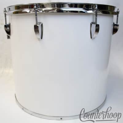 Ludwig 16x14"Concert/Floor Tom Drum White Cortex Wrap Vintage 70s Blue/Olive B/O image 5