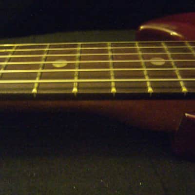 Vintage 70's Raven Electric Guitar Matsumoku Japanese SG-Style Wine Red w/Vibrato image 7