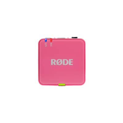 Rode WIGOGEN3PIN Wireless GO (Gen 3) Compact Wireless Microphone System (Pink Limited Edition) Bundle with Two Audio-Technica ATR3350xiS Omnidirectional Lavalier Microphones image 4