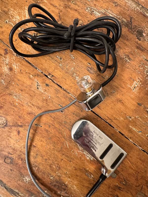 DeArmond Guitar Mike 1950's - Chrome with 1/4" cable image 1