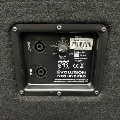 EBS NeoLine 112 1x12" Bass Speaker Cabinet -300w -8 ohm - Open Box image 5