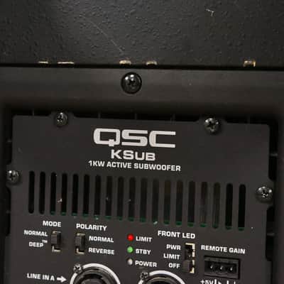 QSC KSub 1000W Dual 12" Powered Subwoofer CG011K0 image 10
