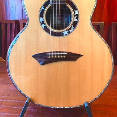 Jeffrey Yong JJ Special Custom Presentation Acoustic Guitar Sitka Spruce and Malaysian Blackwood 2005 image 3