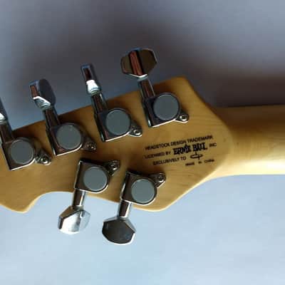 OLP MM4 Blue Officially Licensed Ernie Ball Music Man Silhouette