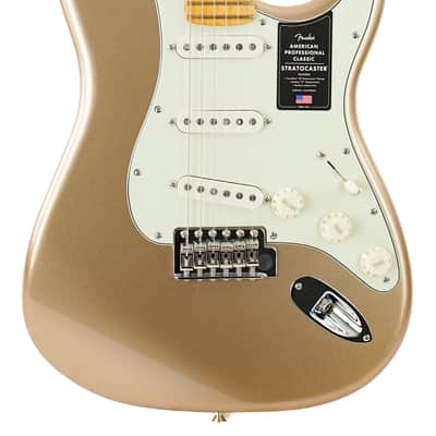 New Fender American Professional Classic Stratocaster Firemist Gold B-Stock image 2