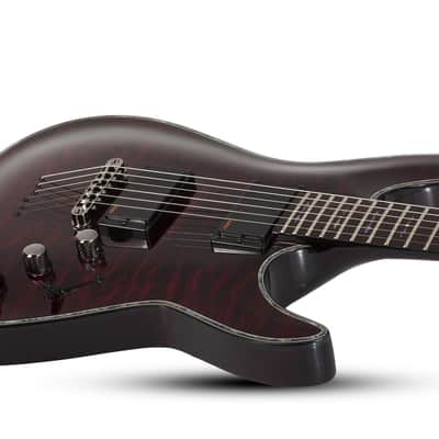 Schecter Hellraiser C-1 Electric Guitar Black Cherry image 9