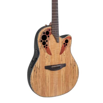 Ovation Celebrity Elite Plus E-Acoustic Guitar CE44P-SM Natural Spalted Maple (CE44P-SM-G) image 2