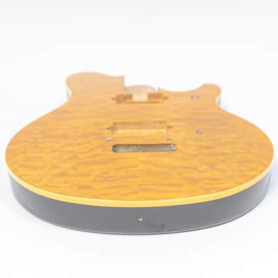 Ernie Ball Music Man Axis - Blank Guitar Neck + Body - Quilted Amber image 4