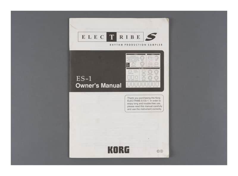 Korg Electribe ES-1 Owner's Manual [USED] image 1