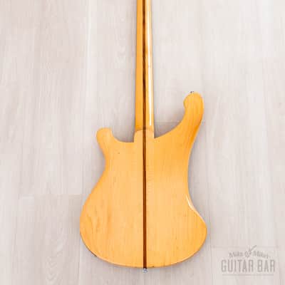 1979 Rickenbacker 4001 Vintage Neck Through Bass Mapleglo, 100% Original w/ Case image 3