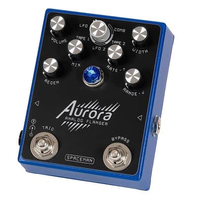 Spaceman Aurora Analog Flanger 2021 Blue NEW (Authorized Dealer) image 1