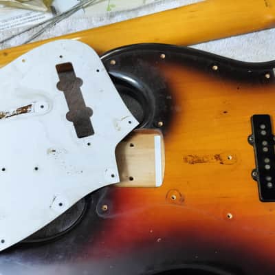 Fender Japan JB62-95 Jazz Bass. Japan vintage made in 1990. Originally lacquer painted. image 9