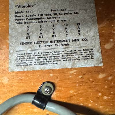 Fender Vibrolux 1956 - Tweed image 3