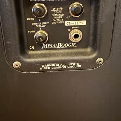 Mesa Boogie Rectifier Standard 240-Watt 4x12" Slant Guitar Speaker Cabinet 2010s - Various image 3