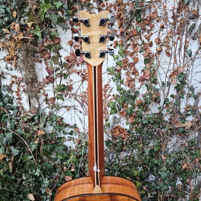 Wilhelm Guitars Curly Koa, Curly Sinker Redwood Small Jumbo Acoustic Guitar image 19