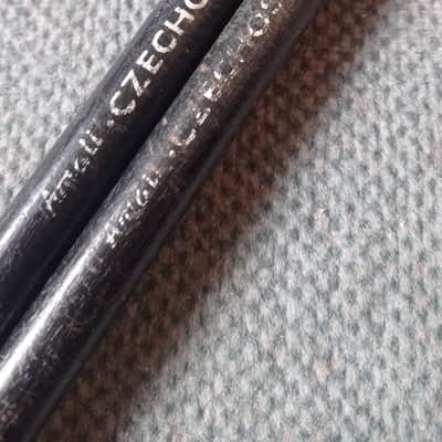 Amati Kraslice RARE / Collectable Amati Kraslice drum sticks 70s-80s  - Black + white logo 🖤 image 2