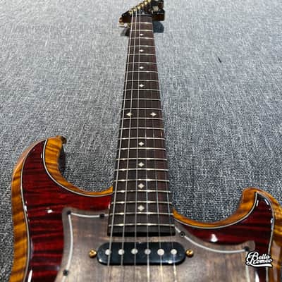 Knaggs T1 Severn Trem SSS Gloss Burgundy /  Copper Guitar [Demo] image 4