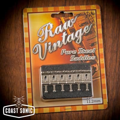 Mint Xotic Raw Vintage Pure Steel Saddles RVS-112