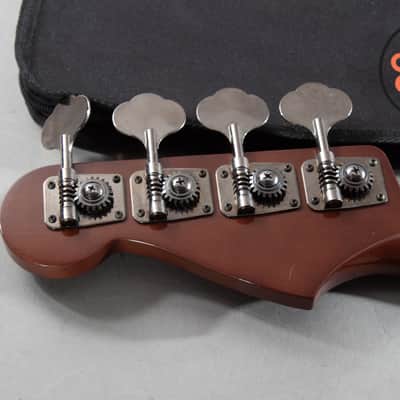 2010 Fender Japan Jazz Bass ‘62 Reissue JB62-WAL – Walnut Finish | Black Chrome Hardware | 100% Original | Gig Bag image 8