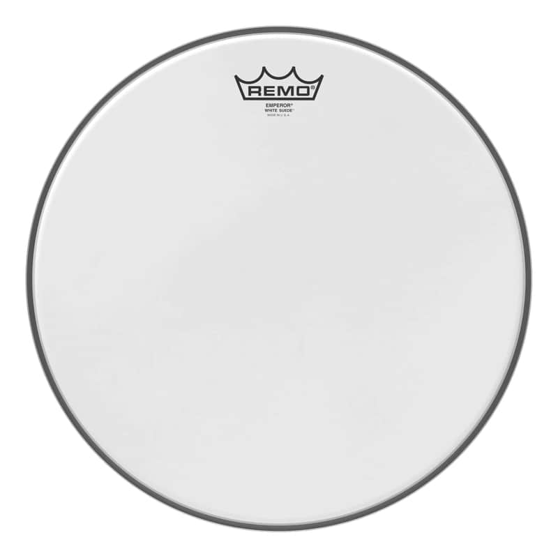 EMD Remo Emperor White Suede Drum Heads White Suede