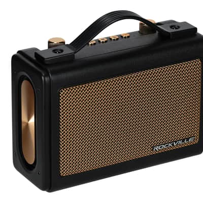 Rockville GlideTone Vintage Style Portable & Home Bluetooth Speaker Loud & Clear image 2
