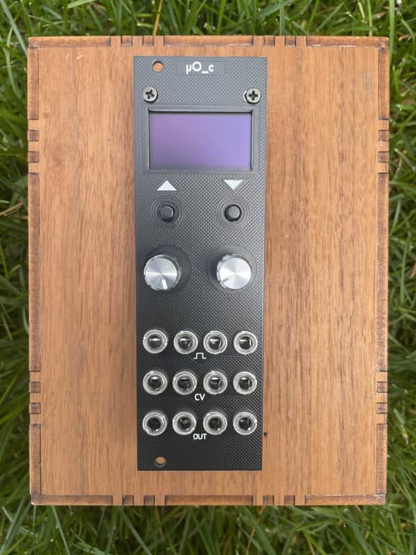 uO_C - Teensy 4.0 - Phazerville - Micro Ornament & Crime - Eurorack - Black Panel image 1